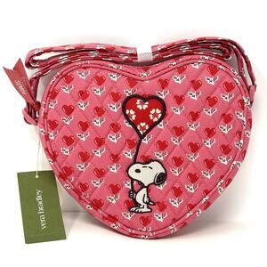 Vera Bradley Peanuts Snoopy Crossbody Bag Purse Verona Heart Love is in the Air